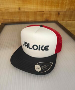 Gorra icono logo blanco/rojo/negro